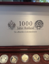 Münzkassette  1000 Jahre Russland     Gedenk...