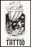 Tattoo Sketchbook: 200 Seiten Projektbuch FüR TäTowierer | Strukturierte Seiten