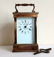 L'epee French Miniature Carriage Clock. 8 Day Movement. 