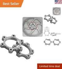 Precision CNC Aluminum 44MM Brake Rotor Flange Adapters for Bicycles (Pack of 2)