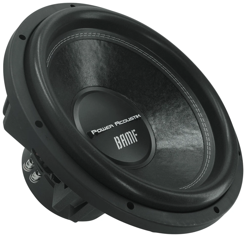 Power Acoustik BAMF-154 15" 3800w Subwoofer DVC 4-Ohm Sub+Mono Amplificador+Kit de amplificador Foto 2 de 4