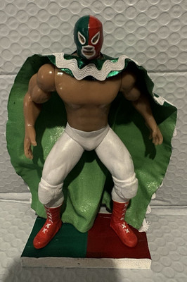 EL SANTO (Tricolor) Wrestler 7in Action Figure Mexican Toys  LUCHA LIBRE