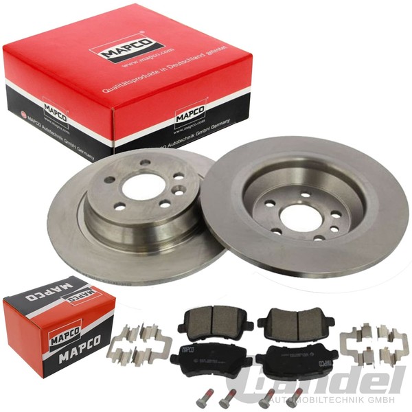 Mapco Bremsscheiben 302Mm + BelÄGe Hinten Passend FüR Ford Galaxy S-MAX Land Rov-image