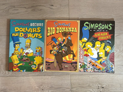 Simpsons Comics Konvolut 3 Hefte deutsch Softcover farbig Panini Bonanza