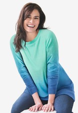 Woman Within Plus Size Printed Sweatshirt