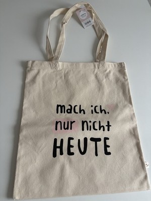 Büro Jugend GAG Geschenk Edel Jutebeutel Mach Ich Nur Nicht Heute Spruch Quote