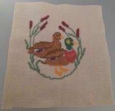 STICKBILD, KREUZSTICH, FERTIG GESTICKT -*JÄGER MOTIV* - Nr. 2