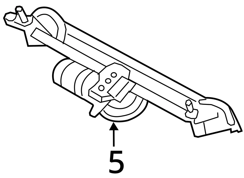 Ford Edge 2013 motor limpiaparabrisas delantero fabricante de equipos originales 64 k millas - LKQ414641719 Foto 4 de 4