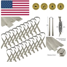 Versatile 20-Pack Slingshot Flat Rubber Bands - 1mm Thick, Stretchable & Tough