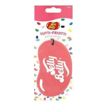 Tutti Fruitti Jelly Belly Bean 2D Lufterfrischer zum Aufhängen x3