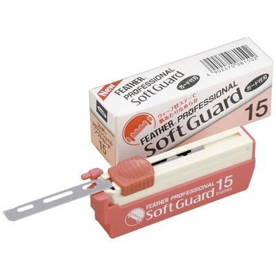 Artist Club ProSoft Guard Razor Blades - 1 Pack of 15 - Single Straight Edge ...