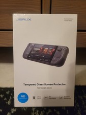 JSAUX 2-Pack Steam Deck Screen Protector, Ultra HD Glass Protector 9H Hardness
