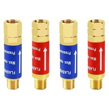 Oxygen Acetylene Flashback Arrestors Set 2-Set 9/16-18 Threads for Torch B-2 Set