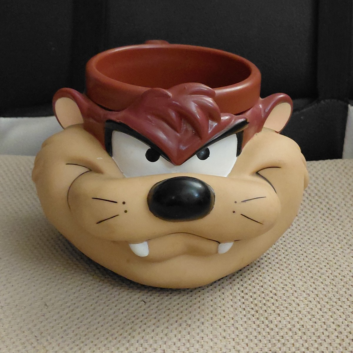 Vintage Taz Tasmanian Devil Mug Plastic Coffee Cup Warner Bros