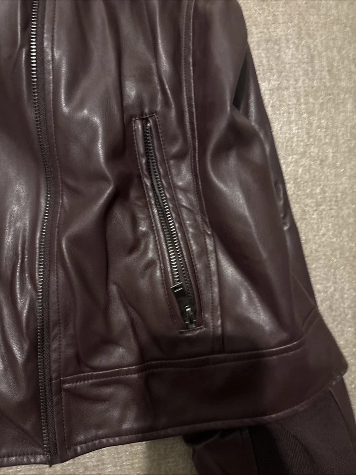 Chaqueta de cuero Lane Bryant talla 18 Foto 3 de 4