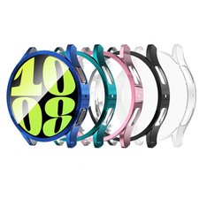 5 Pack Case Screen Protector Compatible with Galaxy Watch 6 44mm 5 Pack TPU Case