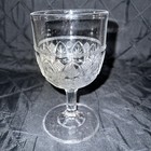 Vintage Early American Pattern Glass - Arched Flutes with Diamonds Goblet — photo 2