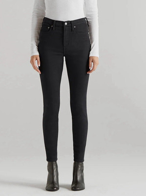 Edwin Pixie Mid Rise Skinny Ankle Stretch Jeans Black Size 28 Women's