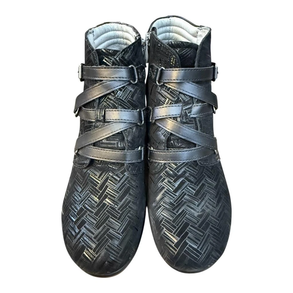 Botín Alegria Indi de cuero negro para mujer talla 40 EE. UU. 10 Foto 3 de 4