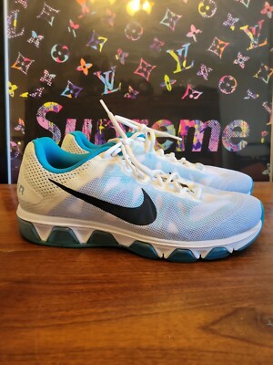 Nike tailwind running sneakers 683632-102 Blue White women's sz 