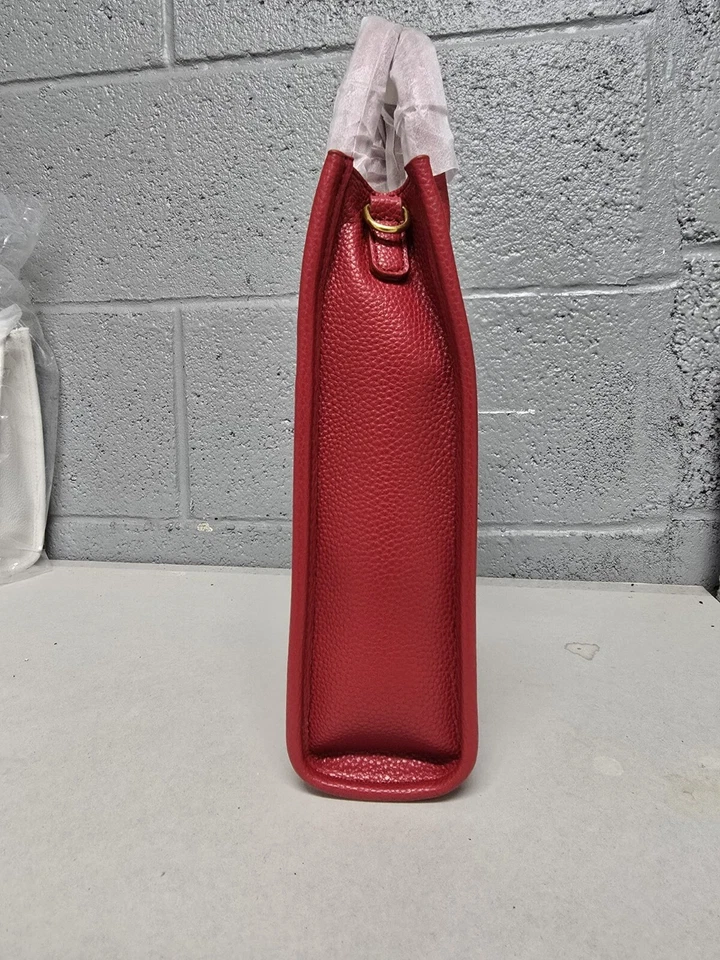 DELTA SIGMA THETA CROSSBODY BAG , DST RED CROSS BODY BAG WITH EMBOSS CREST, - Image 3 of 3