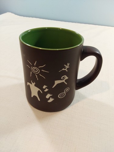 Unbranded Black Green Ceramic Grand Canyon National Park Coffee Mug
