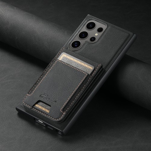 Magnetic Case For Samsung Galaxy S25 Ultra S24+ S23 with Detachable Card Wallet - Picture 4 of 22