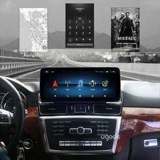 12.3" Android 13 Screen CarPlay Mercedes Benz ML W166 GL X166 Multimedia 128G