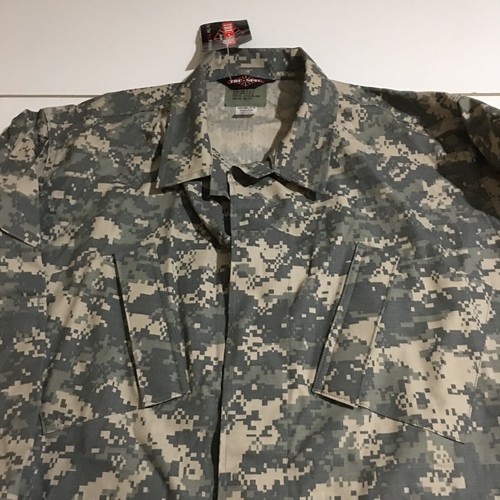 Tru-Spec All Terrain Digital Camouflage Shirt Jacket Camo Combat Military NWT - Picture 3 of 10