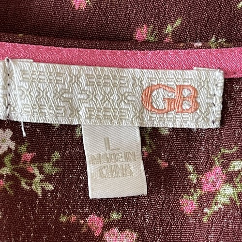 GB Floral Print V-neckline Dress Women’s Size L NWT - Picture 7 of 8