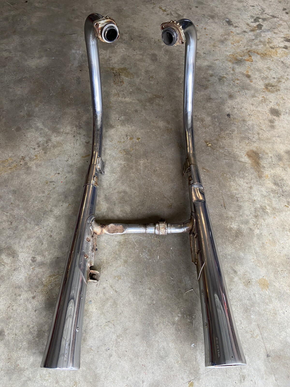 Yamaha XS650 7982 complete exhaust headers mufflers pipes left right