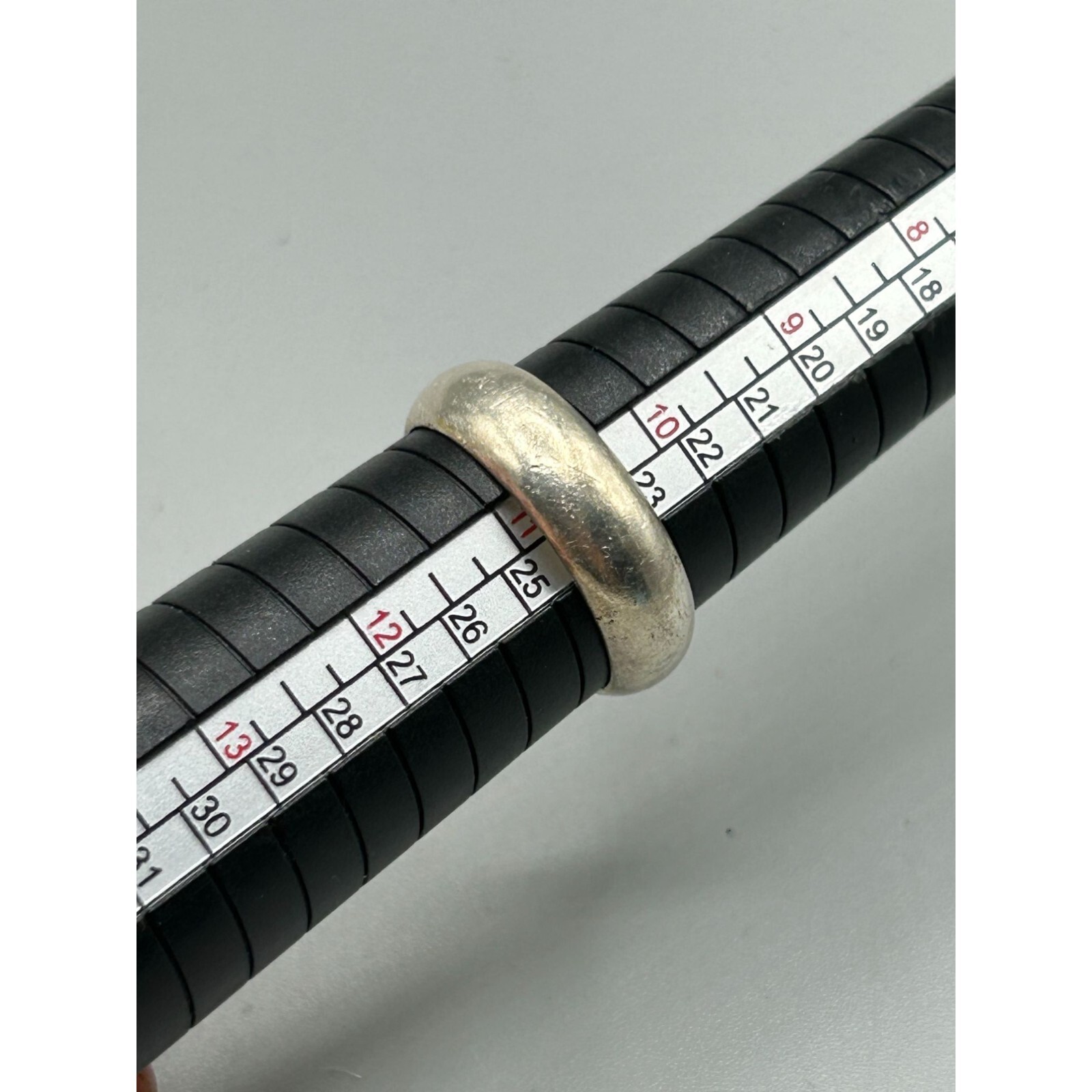 Solid Sterling Silver Band Ring Plain No Design D… - image 8