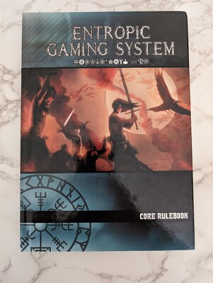 Mystical Throne's Entropic Gaming System Core Rulebook Hardcover Book - RARE