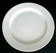 Homer Laughlin Seville Restaurant Ware 12.25" Off White Large Chop Plate OF31