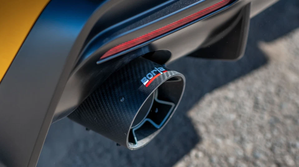 Borla ATAK Cat-back Exhaust w/ 4.5" Carbon Fiber Tips For 20-25 Toyota Supra GR Foto 2 de 4