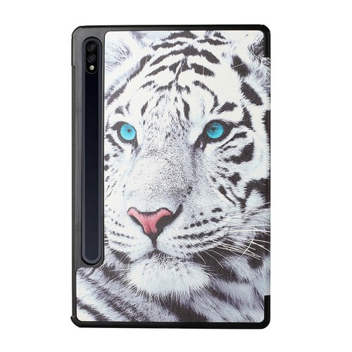 For Samsung Galaxy Tab S7/S8 with Pen Holder Tablet Smart Stand Case Cover - Picture 3 of 23