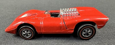 RARE Vintage 1970 Hot Wheels Redline Ferrari 312P Red Enamel USA