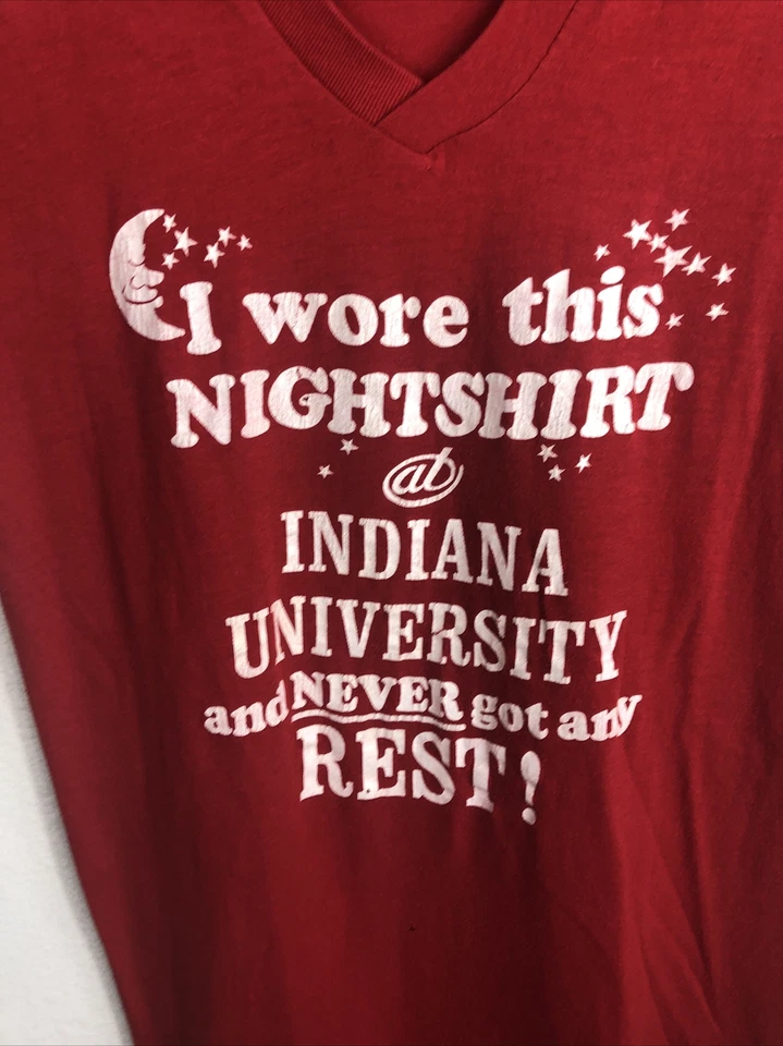Indiana Hoosiers Nightshirt Vintage T-Shirt - Women’s Medium - Image 2 of 4