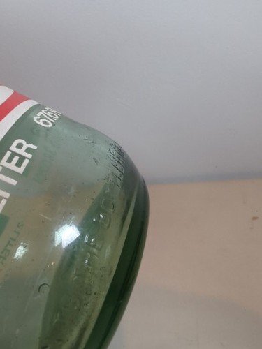 Vintage 1970's Coca-Cola 2 Liter 67.6 Fl Oz Size Empty 13" Glass Bottle w/ Cap - Picture 16 of 16