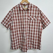 Eddie Bauer Shirt Men's XXL Red Plaid Outdoor Top
