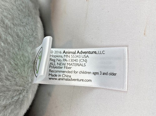Animal Aventura Peluche Elefantes Peluche Abrázame Abrazando Lovey Gancho y Lazo - Imagen 5 de 6