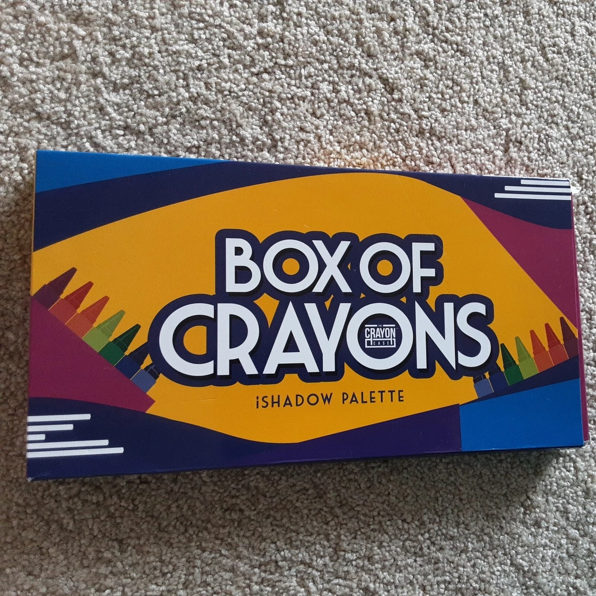 Box Of Crayons iShadow Palette By The Crayon Case NEW 18 Shadows, Mirror