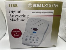 Bell South 1188 Digital Remote Access Answering Machine System Works 