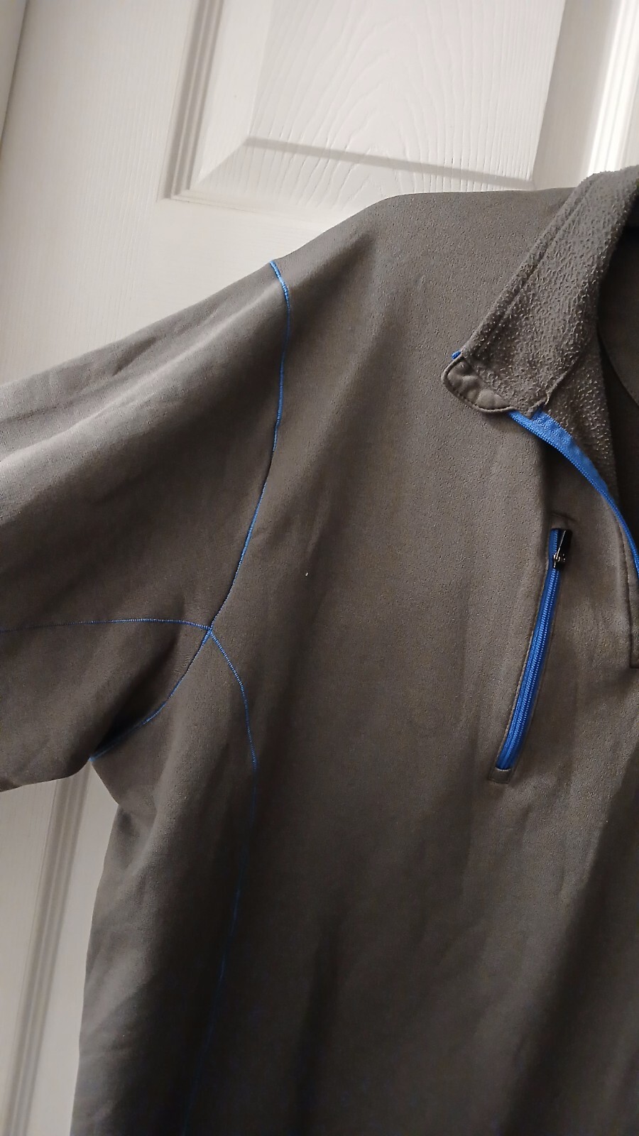 Peter Millar Warmth E4 Grey Quarter Zip Pullover.… - image 4