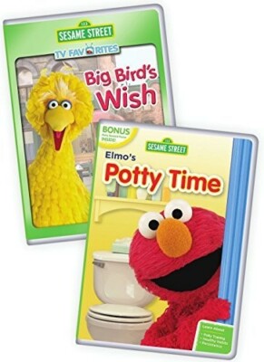 Sesame Street: Elmo's Potty Time / Big Bird's Wish [DVD] new