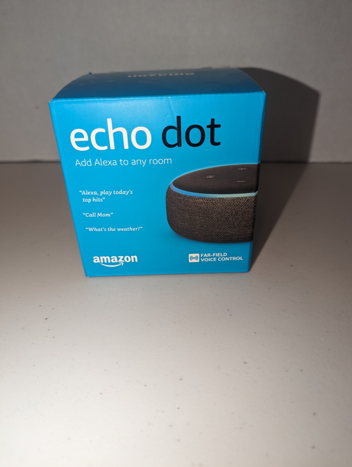 Echo Dot 3rd Gen Smart Speaker with Alexa in Charcoal Brand New Sealed-image