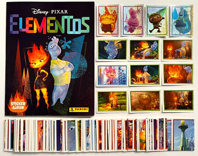 2023 ALBUM ELEMENTAL PANINI + Full Set 180/180 Sticker Disney Pixar EMBER WADE