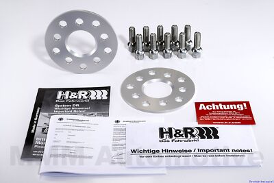 H&R ABE Spurverbreiterung silber 10mm für Porsche Boxster (Typ 986)