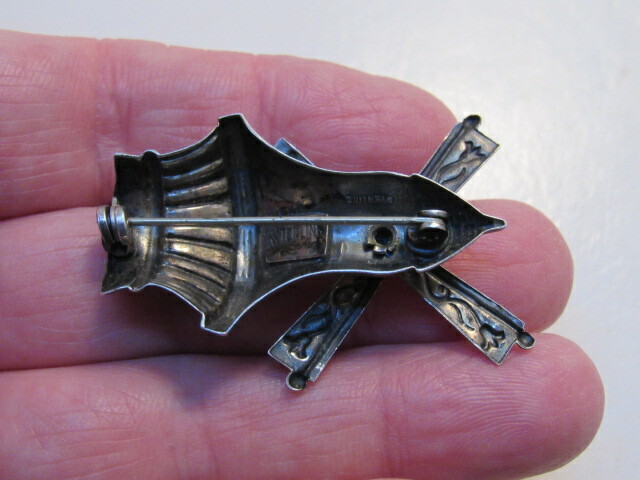 Sterling Silver Windmill Pin - image 5
