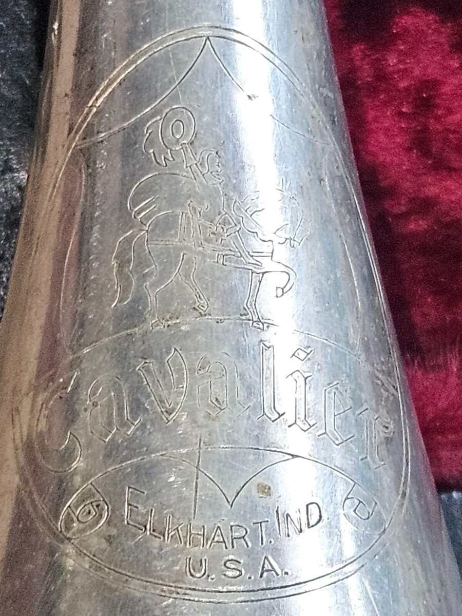 Cavalier American Silver-Plated Metal Clarinet, USA, Very Good